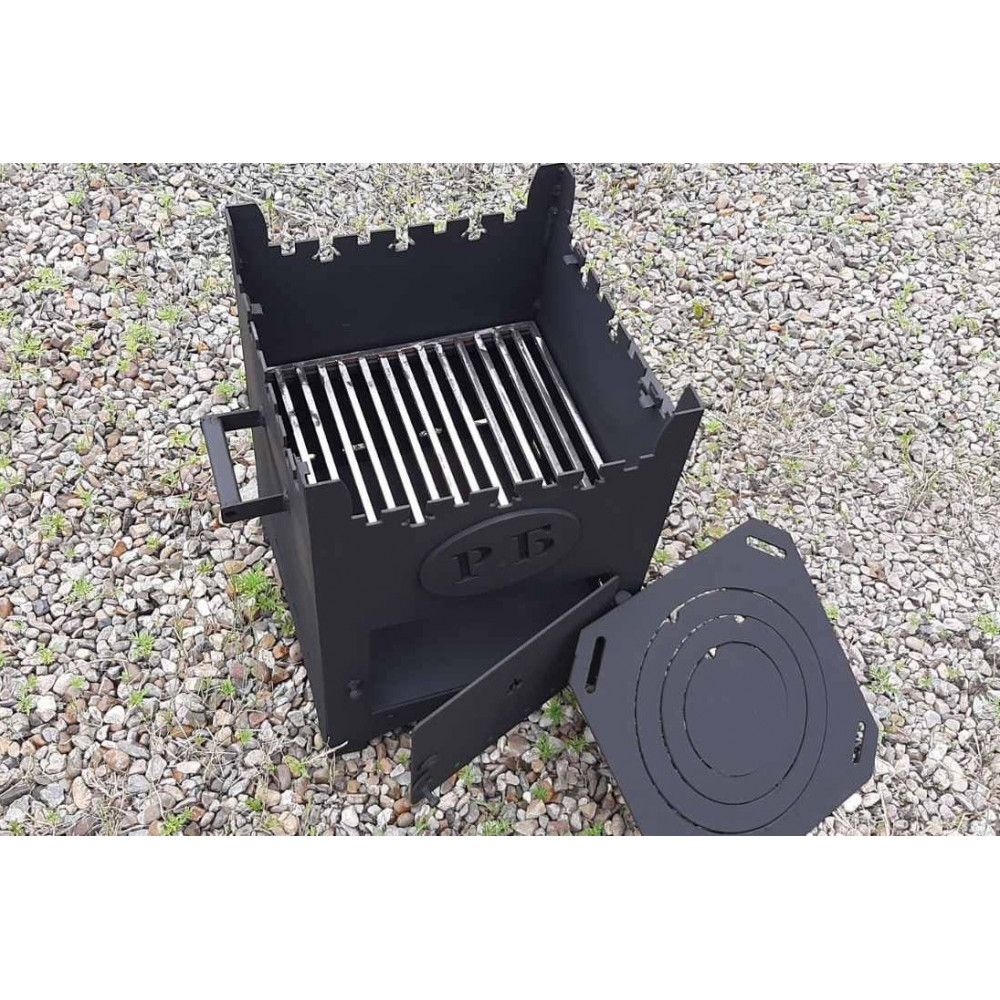 Піч під казан De Luxe 45*45 см з решіткою-гриль