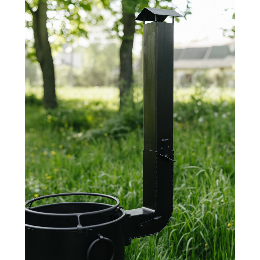 Піч під казан діаметром 40 см з трубою