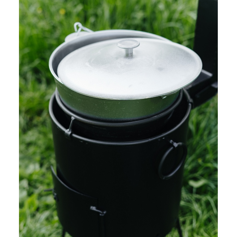 Піч під казан діаметром 40 см з трубою