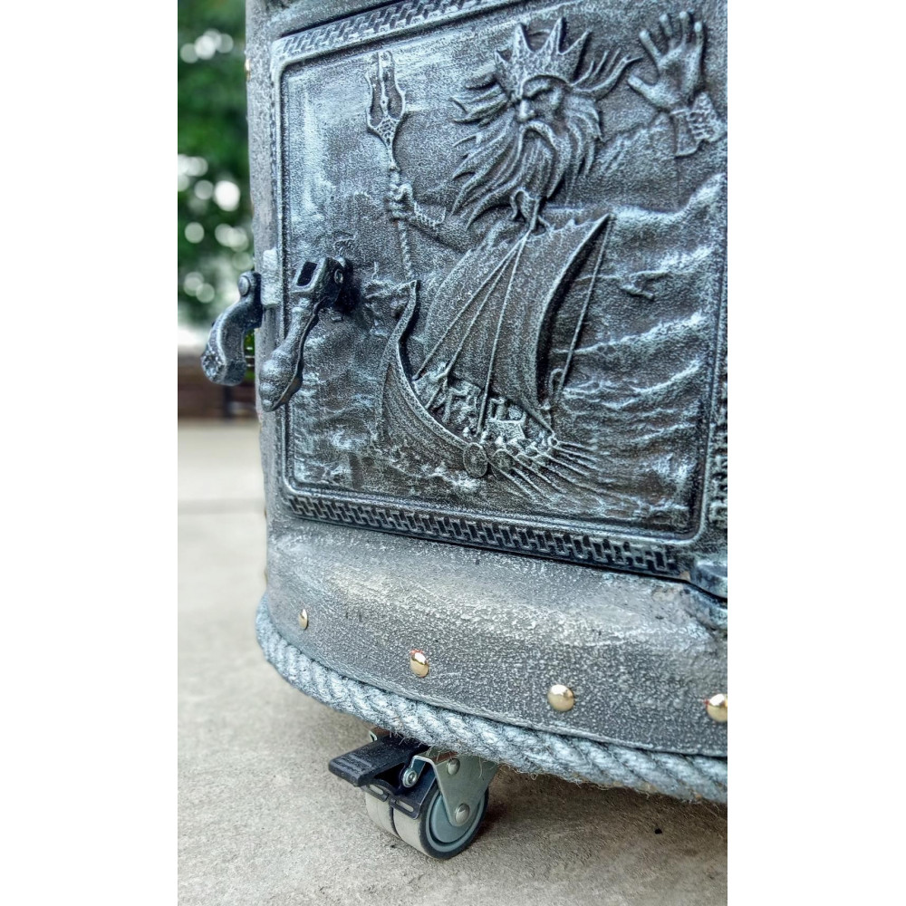 Печь под казан многофункциональная PEPELAZIO Grey