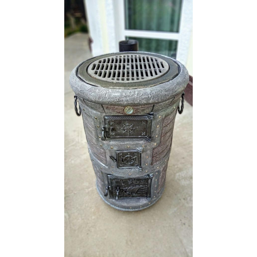 Печь под казан многофункциональная PEPELAZIO Grey