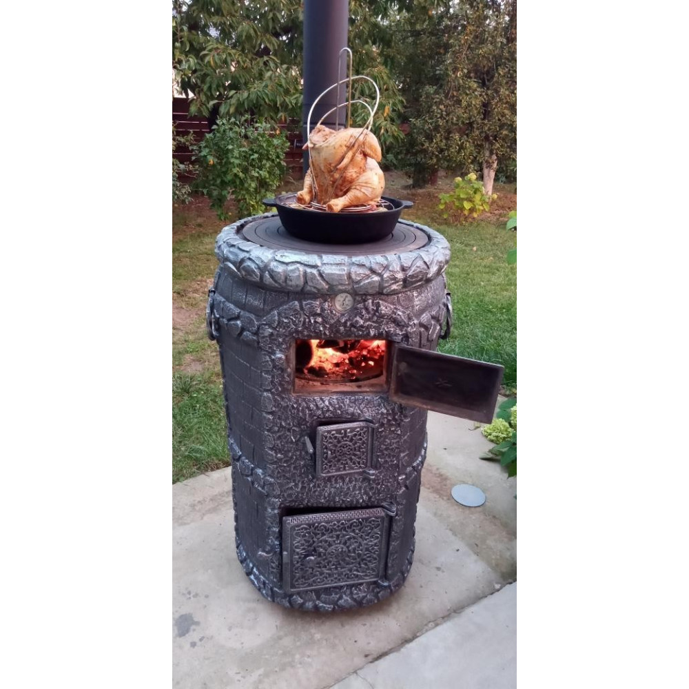 Піч під казан багатофункціональна PEPELAZIO Silver