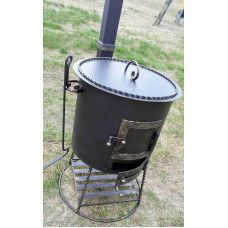Печь под казан на 20 л. с трубой + кочерга в ПОДАРОК Печь под казан на 20 л. с трубой + кочерга в ПОДАРОК