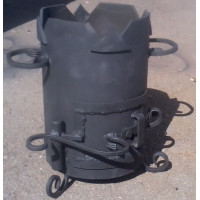 Печь под казан, 28 см, 5 мм