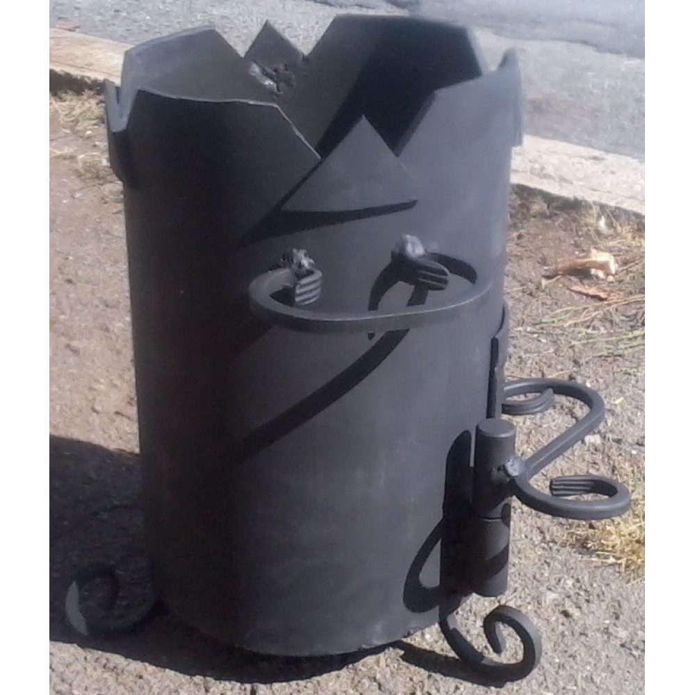 Печь под казан, 28 см, 5 мм