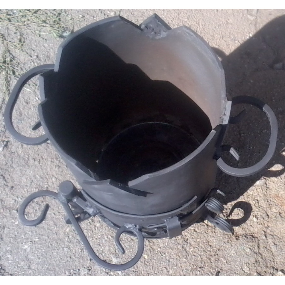 Печь под казан, 28 см, 5 мм