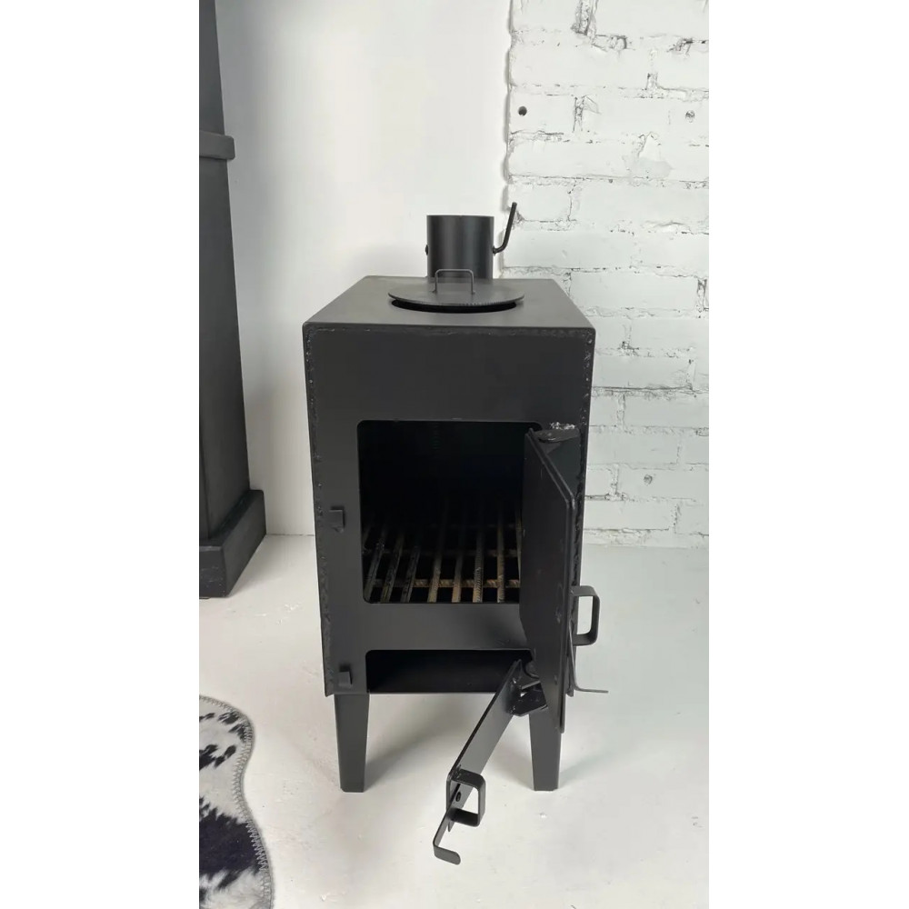 Піч-буржуйка опалювальна з варочною поверхнею 3 мм.