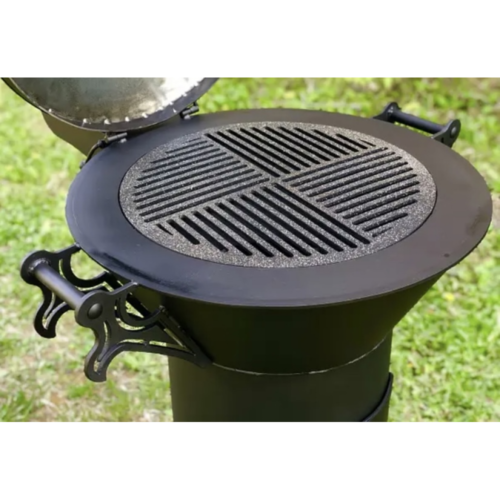 Піч-гриль під казан 8-22 л. з коптильнею Queen-MAXI