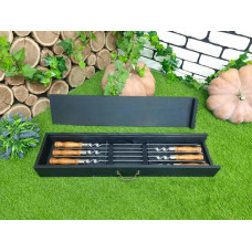 Шампура подарунковий у дерев'яному кейсі (LK-008)