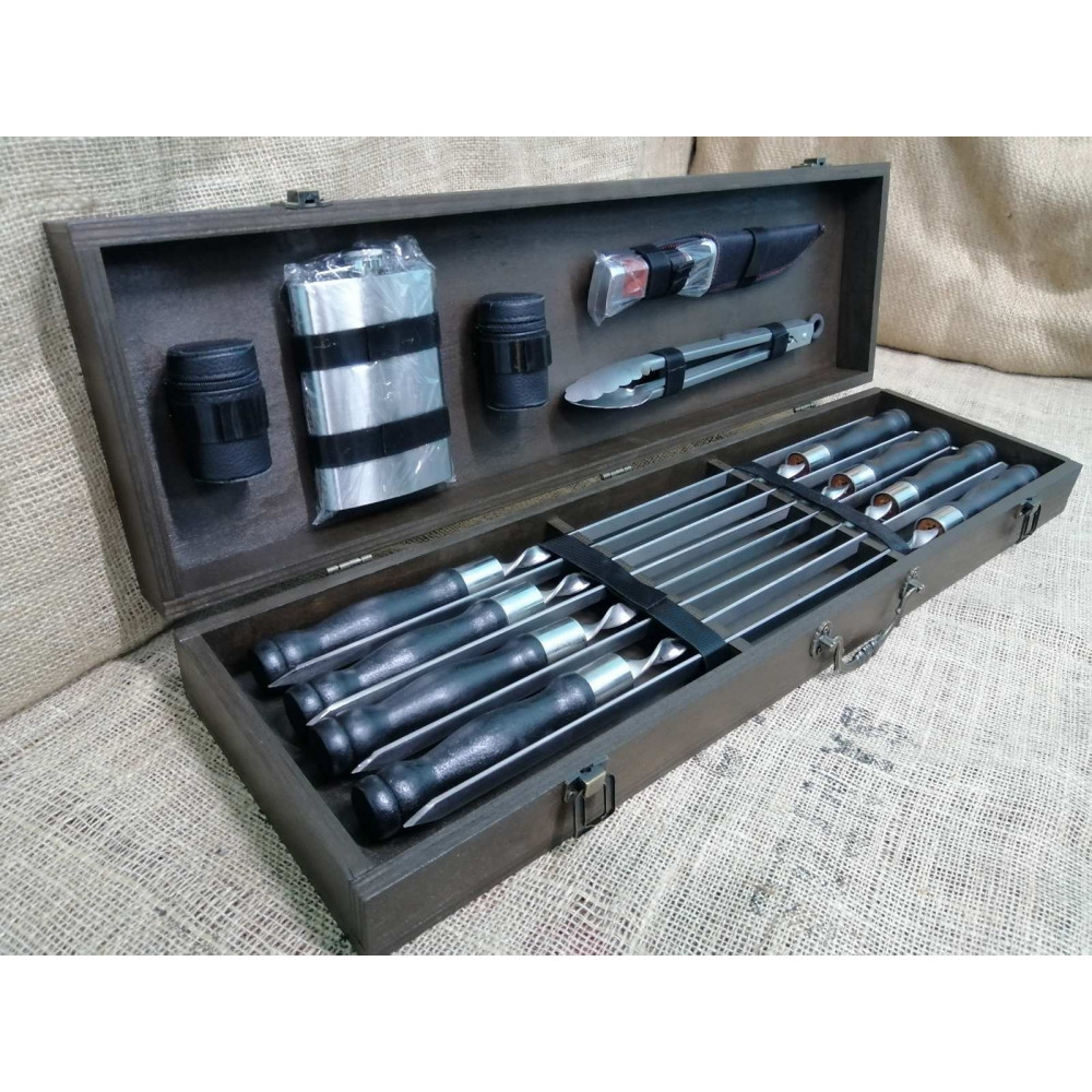 Премиальный набор шампуров Brown-M