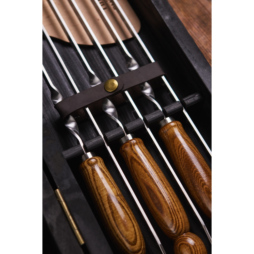 Преміальний набір шампурів Кінг у кейсі