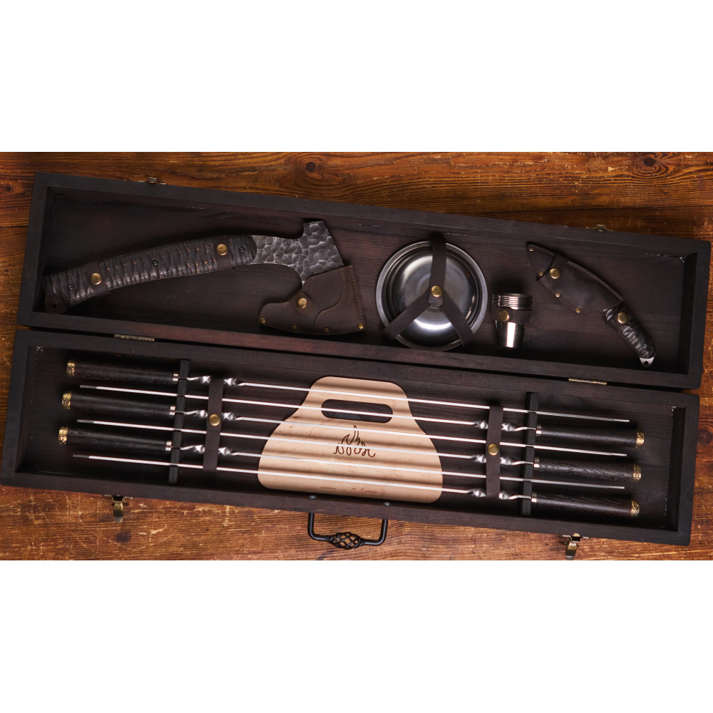 Преміальний набір шампурів Мольфар у кейсі