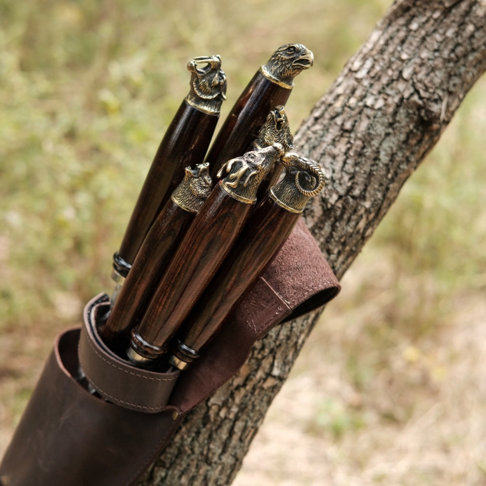 Преміальний набір шампурів MAGIC в шкіряному чохлі