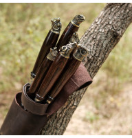 Премиальный набор шампуров MAGIC-MAX в кожаном чехле