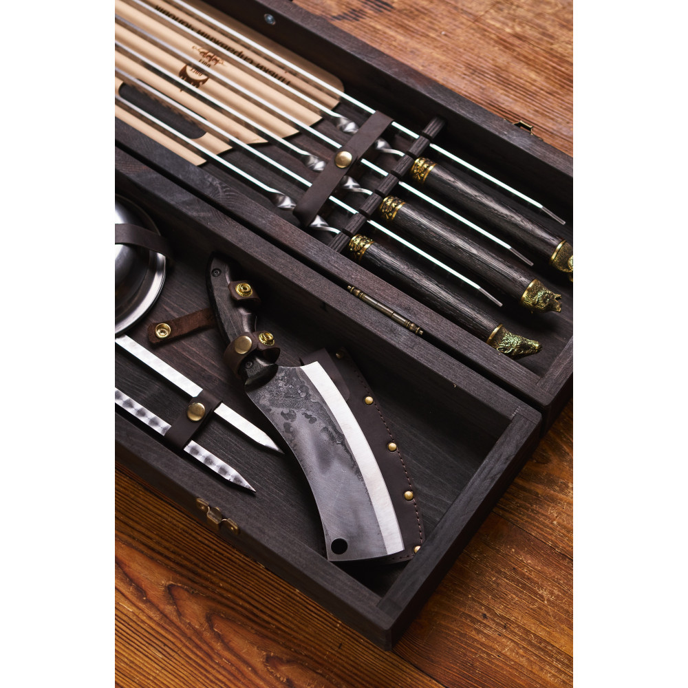 Преміальний набір шампурів Імперіал у кейсі