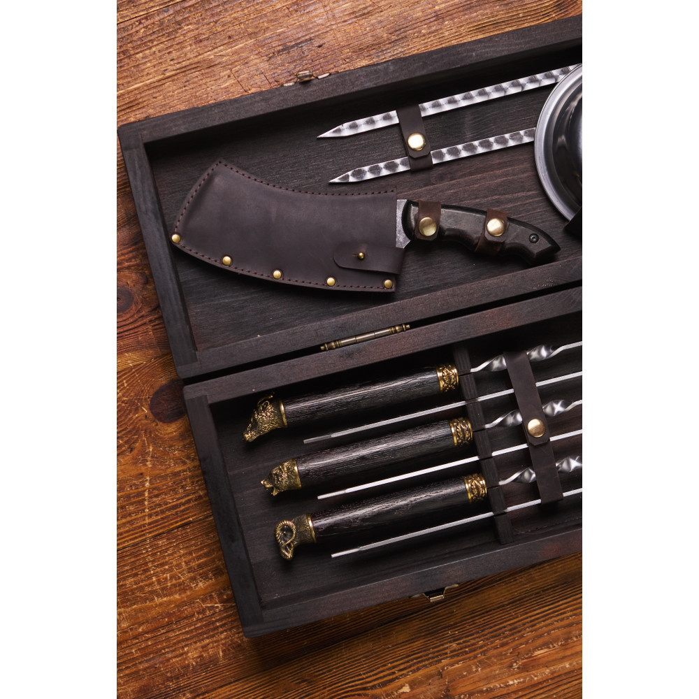 Преміальний набір шампурів Імперіал у кейсі