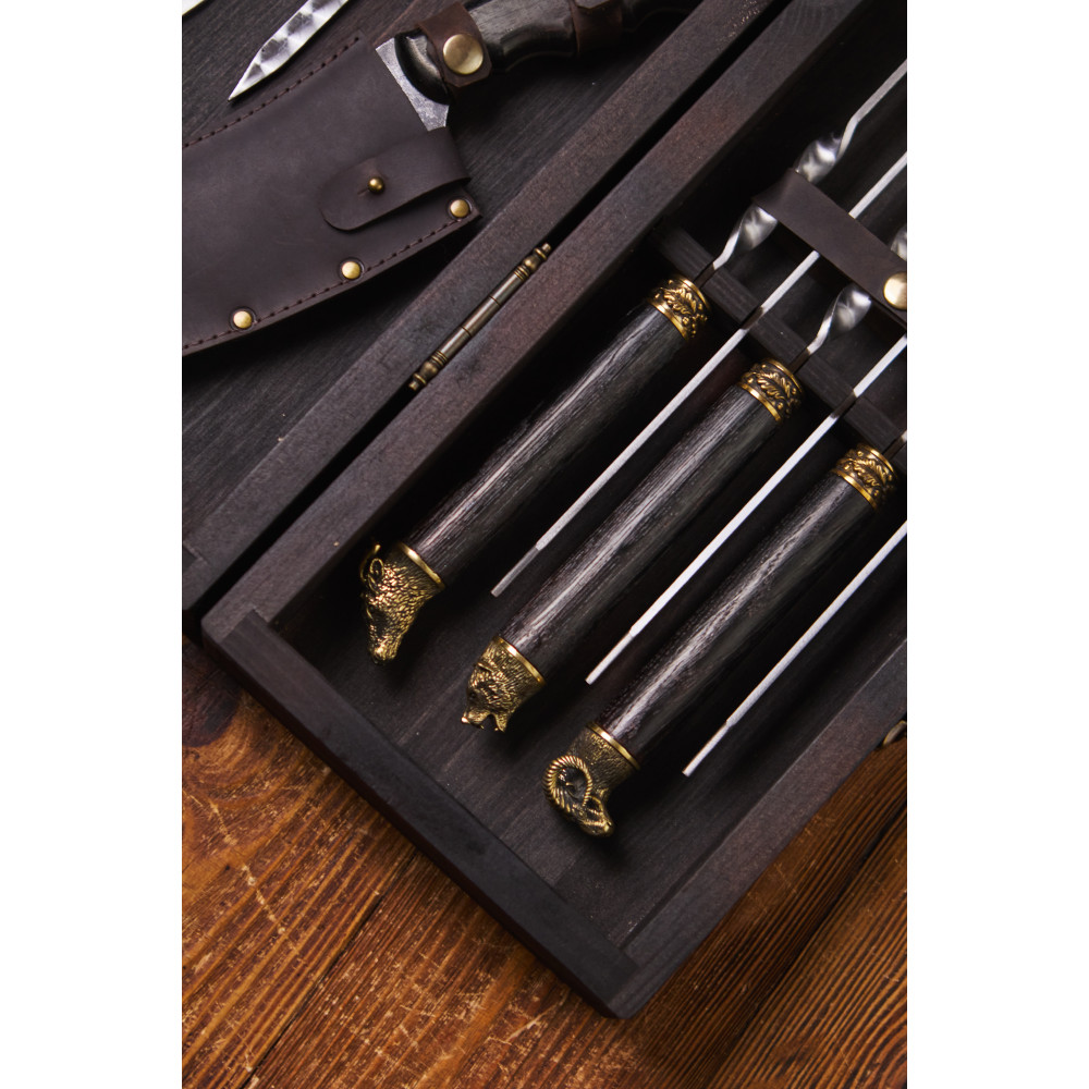 Преміальний набір шампурів Імперіал у кейсі