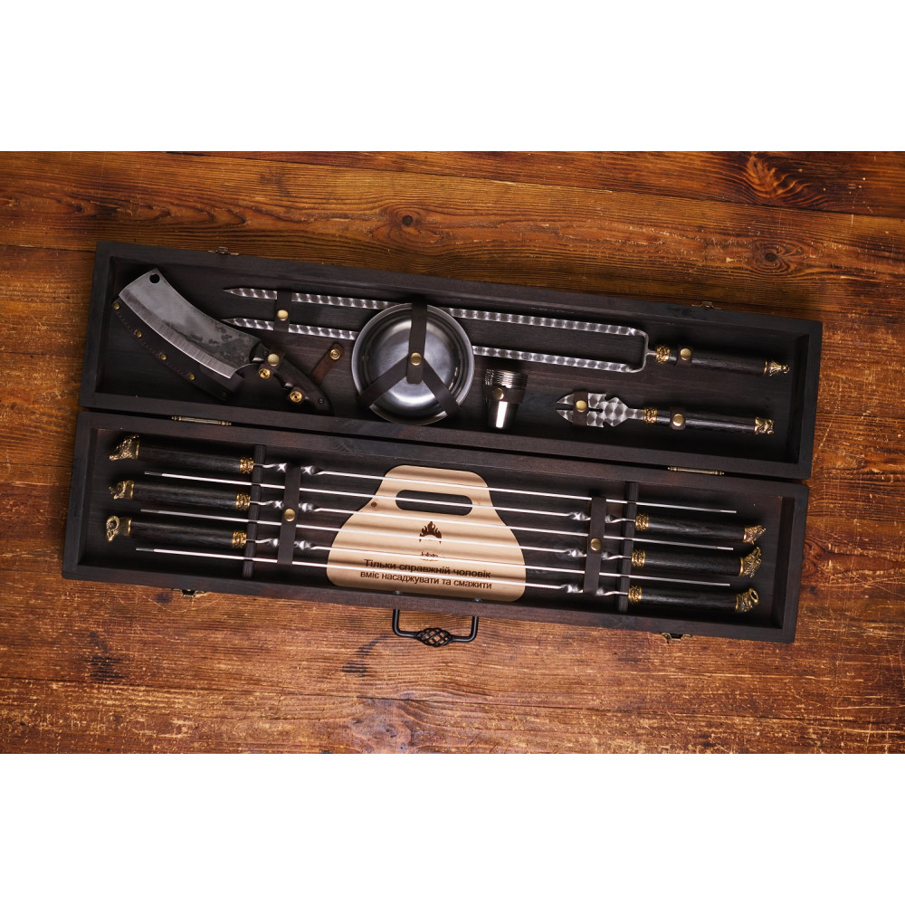Преміальний набір шампурів Імперіал у кейсі