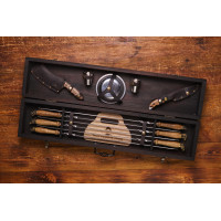 Преміальний набір шампурів М'ясні пригоди у кейсі