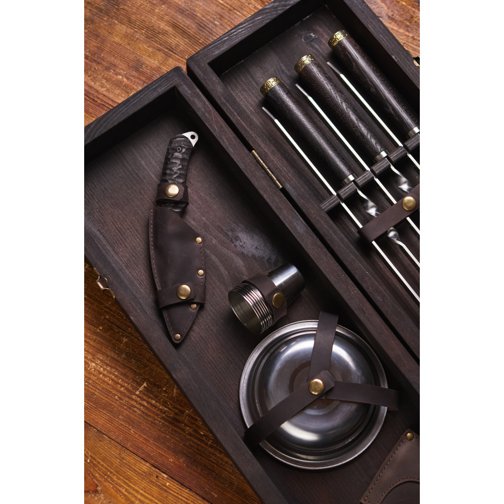 Преміальний набір шампурів Мольфар у кейсі