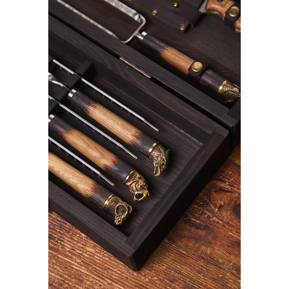 Преміальний набір шампурів Родео у кейсі