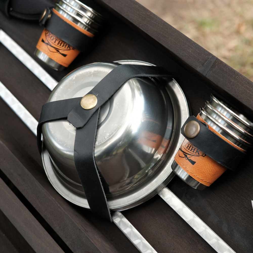 Преміальний набір шампурів у дерев'яному кейсі