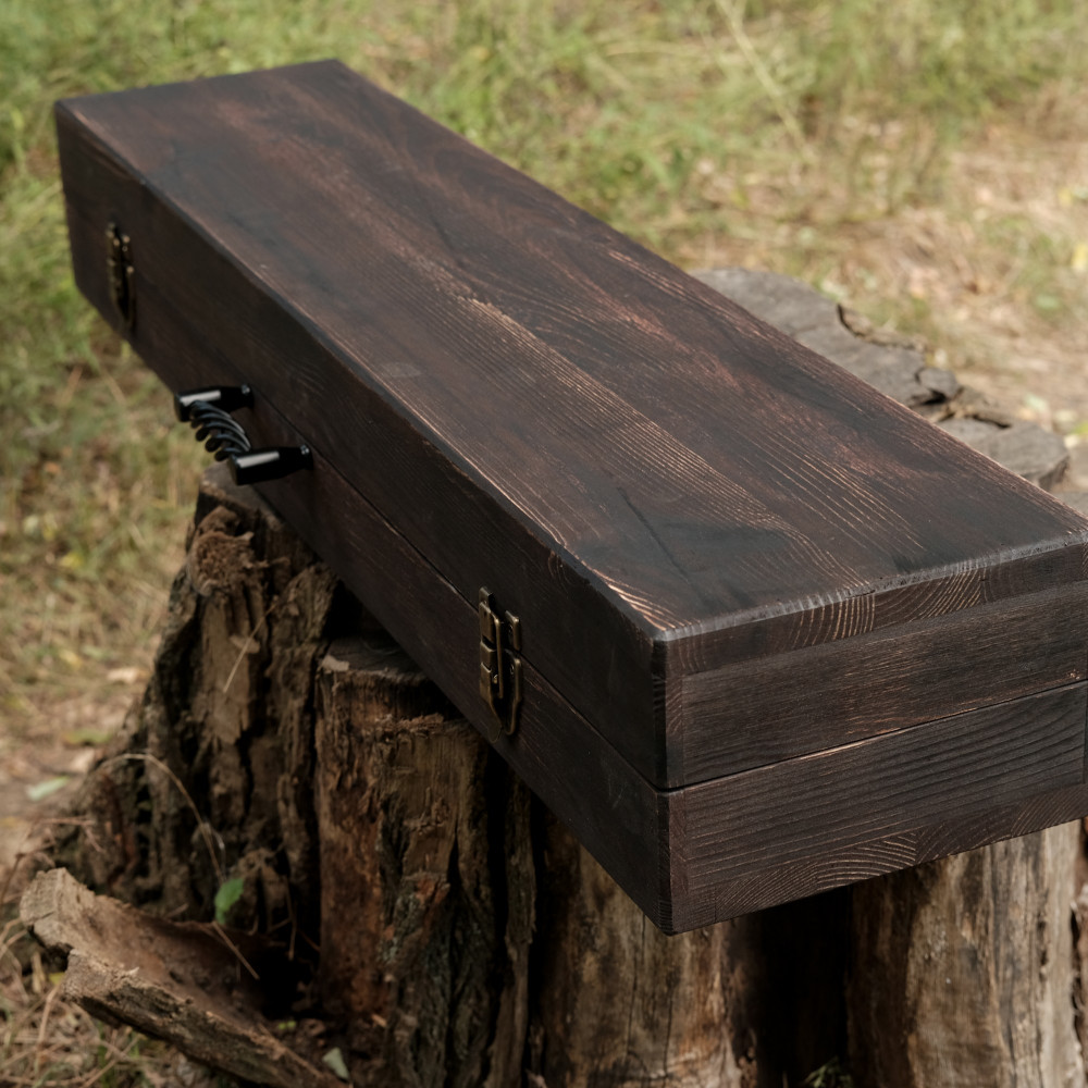 Преміальний набір шампурів у дерев'яному кейсі