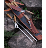 Премиальный набор шампуров с бронзой Козацкий