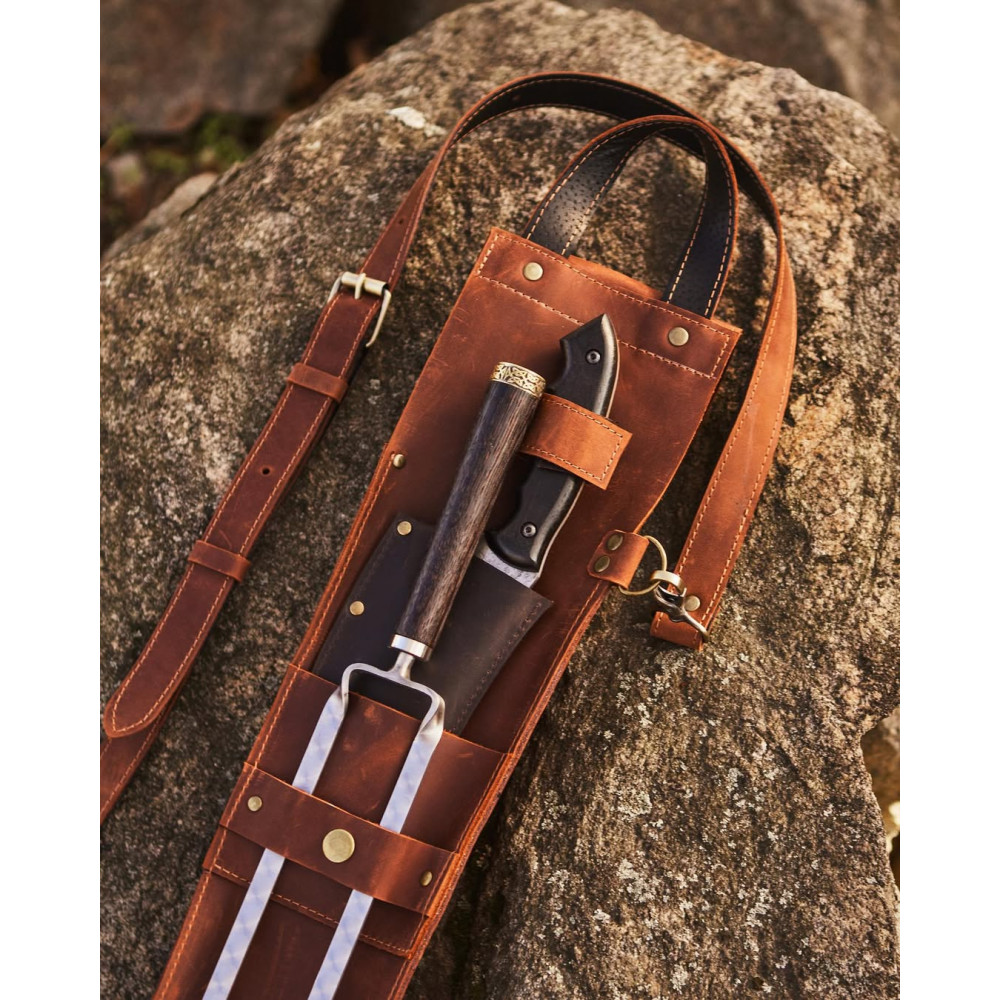 Преміальнйи набір шампурів з бронзою у чохлі Джокер