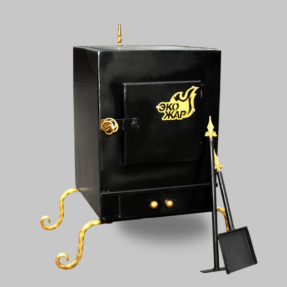 Піч Екожар Комфорт, з камерою допалу вторинних газів