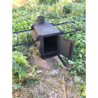 Печь буржуйка + сушилка для обуви, одежды