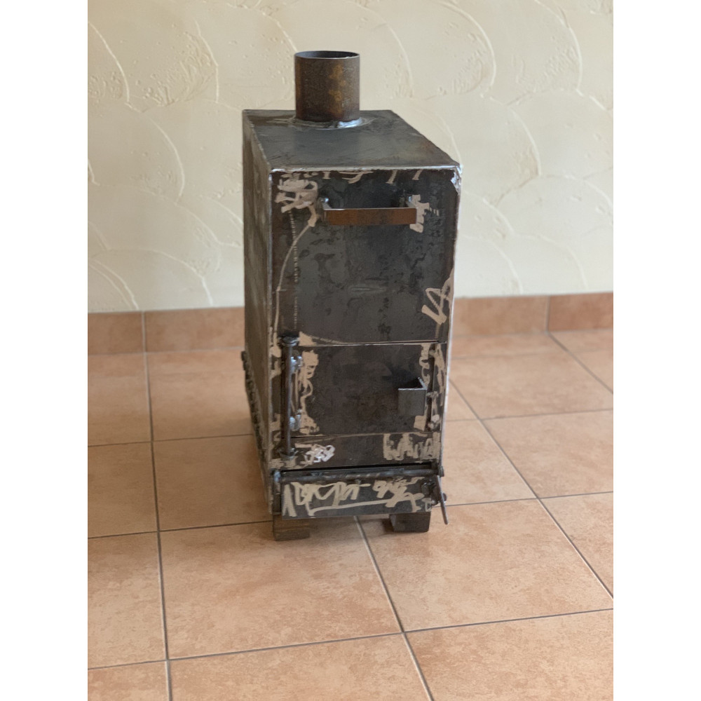 Піч буржуйка 3, 4 або 5 мм з вторинною камерою допалу