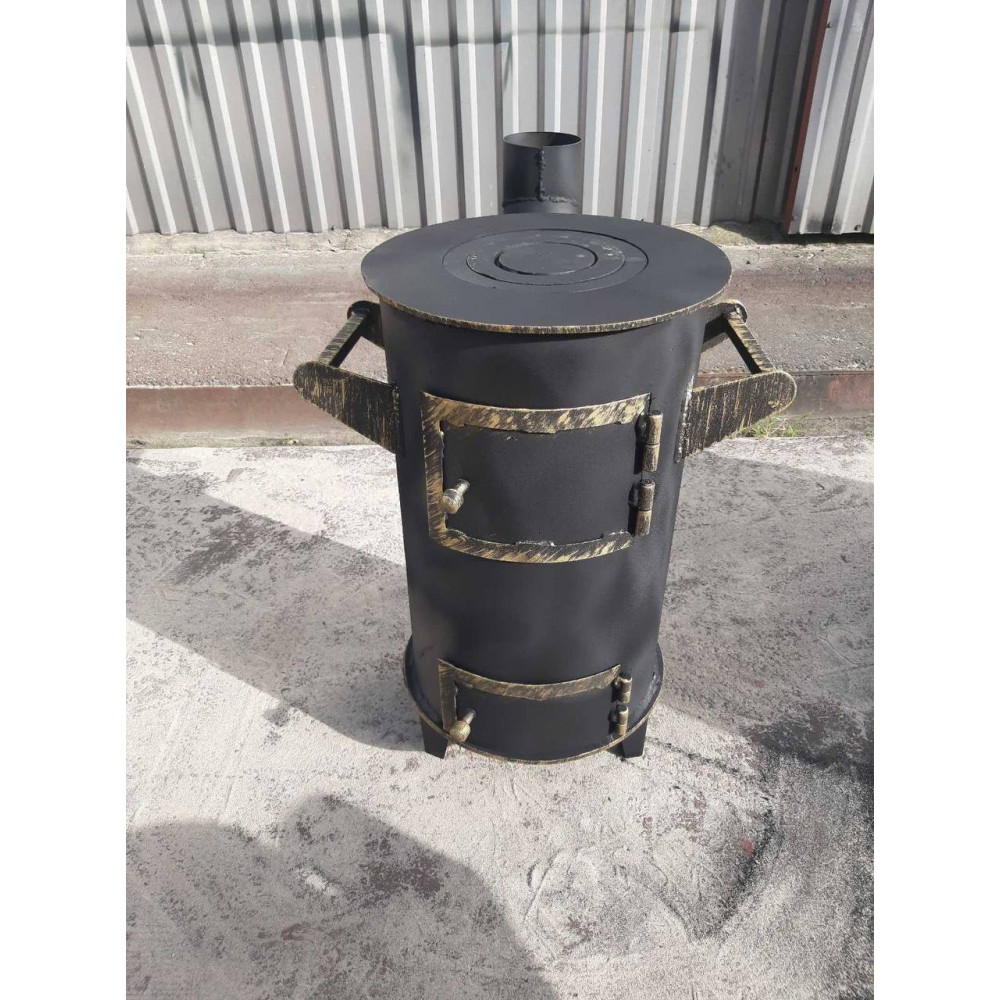 Піч буржуйка 6 мм опалювально-варильна