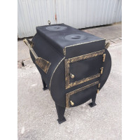 Піч буржуйка 7 мм опалювально-варильна 23 кВт