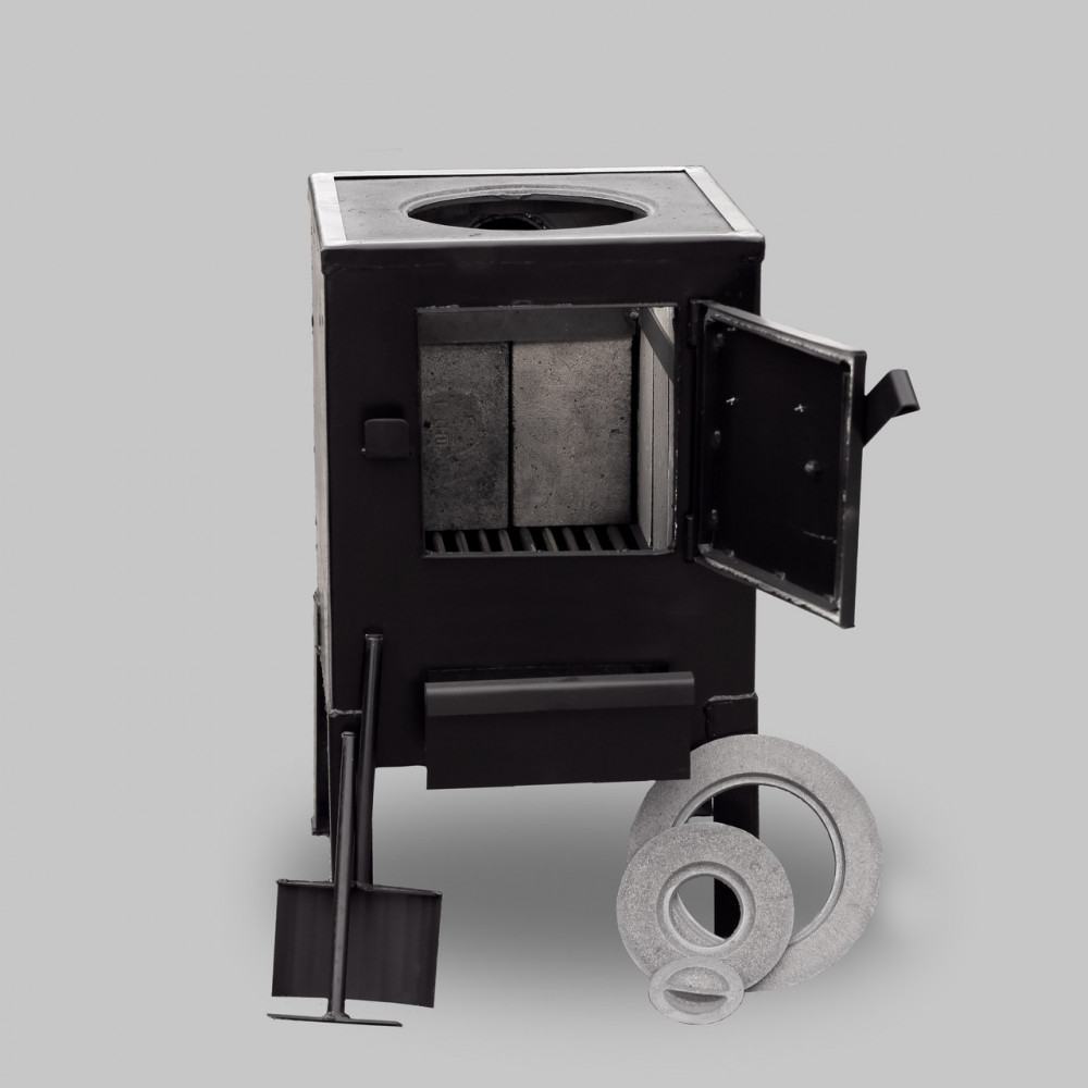 Піч буржуйка КВД-100 з варильною поверхнею