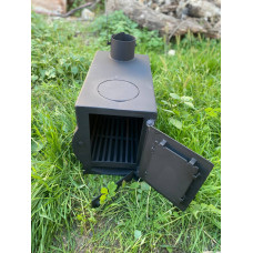 Печь буржуйка с конфоркой до 20 кв м