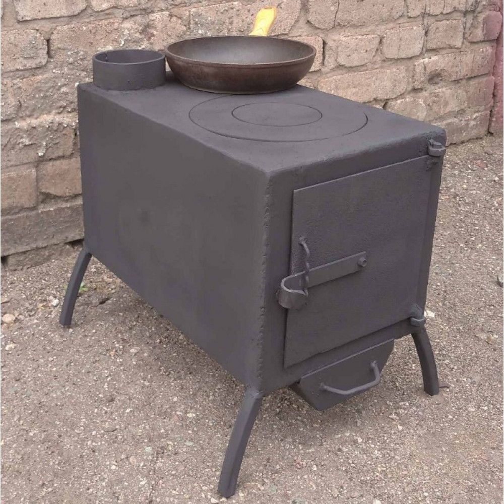 Піч буржуйка опалювальна з поверхнею для приготування Економка-2