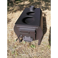 Піч буржуйка опалювально-варильна з двома конфорками