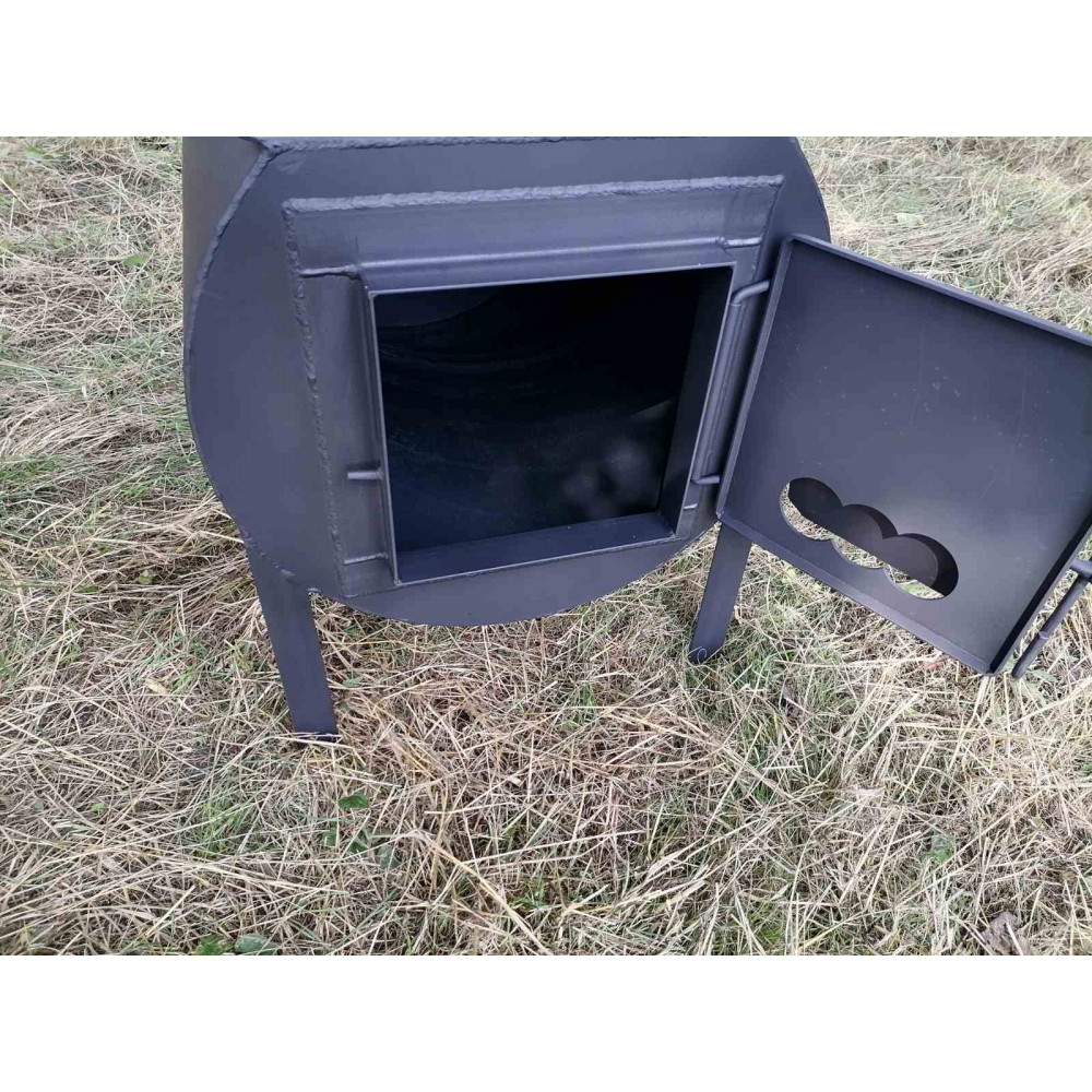 Печь буржуйка отопительно-варочная с двумя конфорками