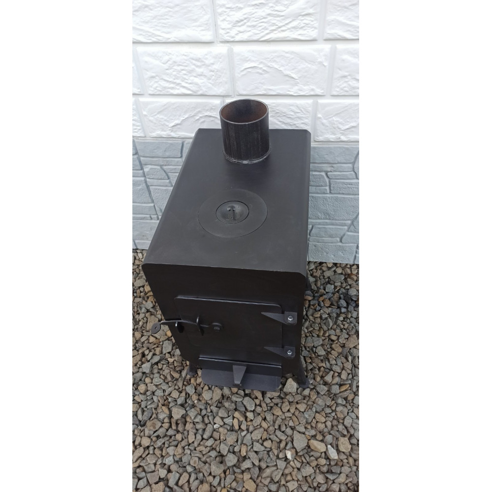 Піч буржуйка опалювально-варильна з камерою допалу газів