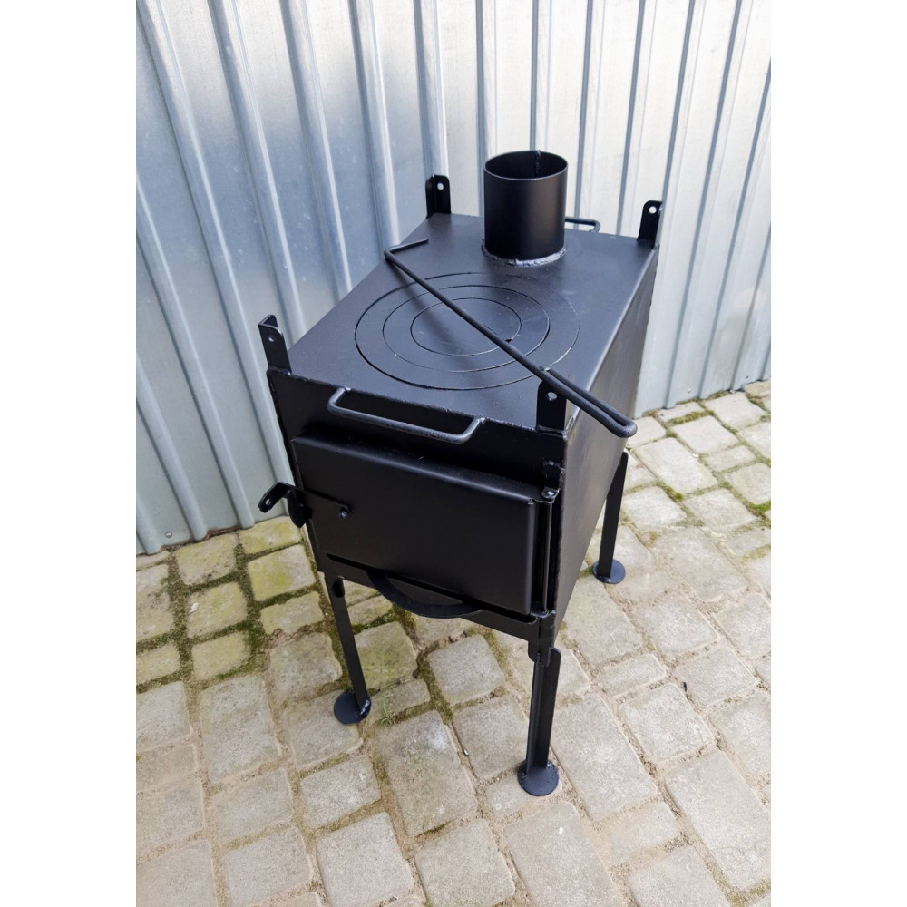 Піч буржуйка опалювально-варильна, сушарка для взуття та одягу