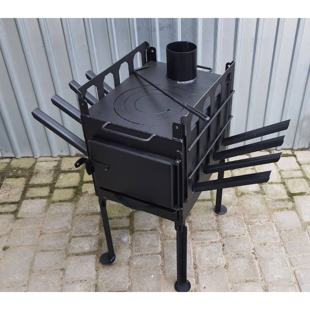 Піч буржуйка опалювально-варильна, сушарка для взуття