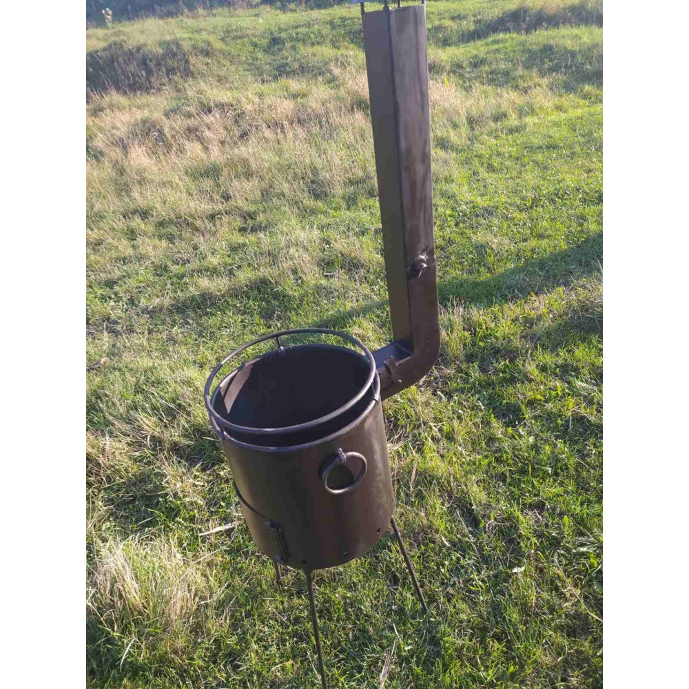 Піч для казана 10-16 літрів з трубою