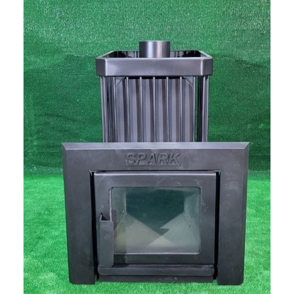 Піч для лазні кам'янка до 25 м3 зі склом