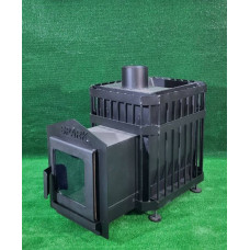 Піч для лазні кам'янка зі склом до 12 м3