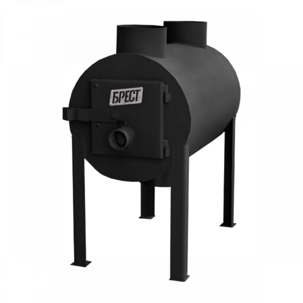 Піч опалювальна буржуйка Брест 203 з вертикальним виходом тепла