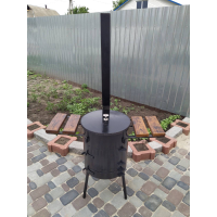 Печь под казан 12-20 литров с решеткой-гриль