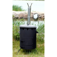 Печь под казан 22-30 л, со съемной трубой