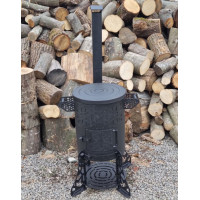 Піч під казан 3 мм 40 см з набірними кільцями та трубою