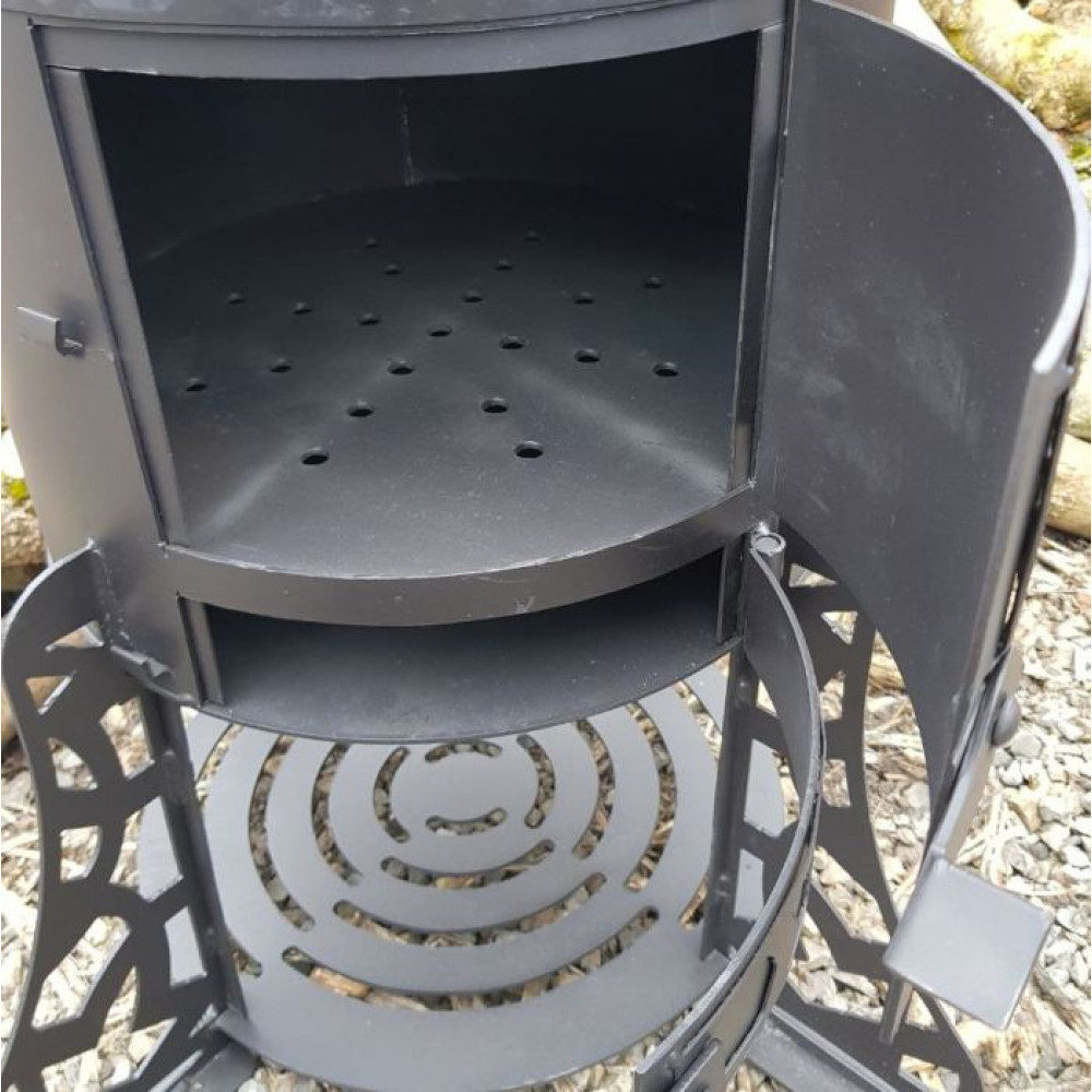 Піч під казан 3 мм 40 см з набірними кільцями та трубою